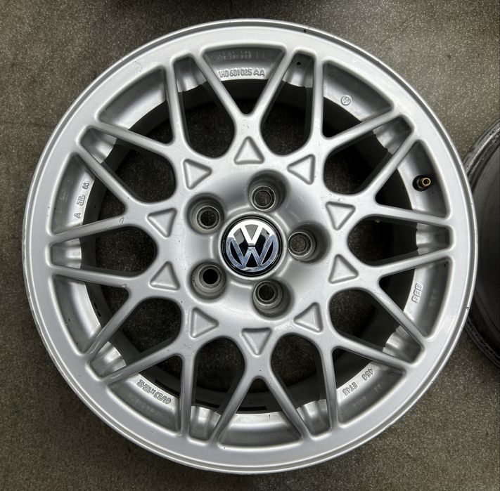 Диски BBS R15 5 100 et43 J6.5 Оригінал polo golf 3 fabia rapid tour