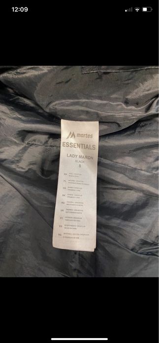 czarna kurtka wiosenno-zimowa