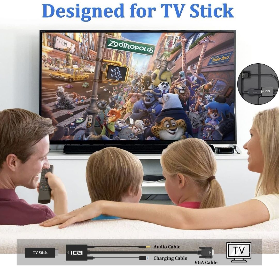 Adapter ICZI HDMI na VGA 1080P