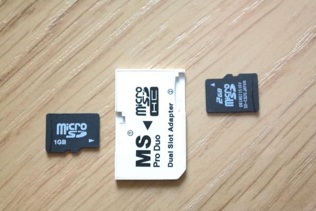 Memory stick pro duo (psp) para micro sd