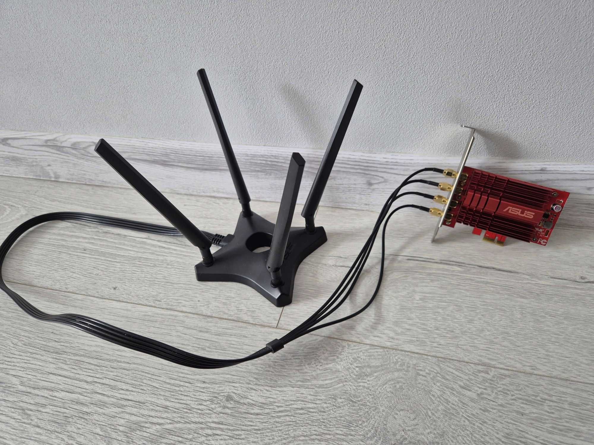 ТОП рівня Wi-Fi адаптер PCI-e > ASUS PCE-AC88 (5GHz\2.4GHz)