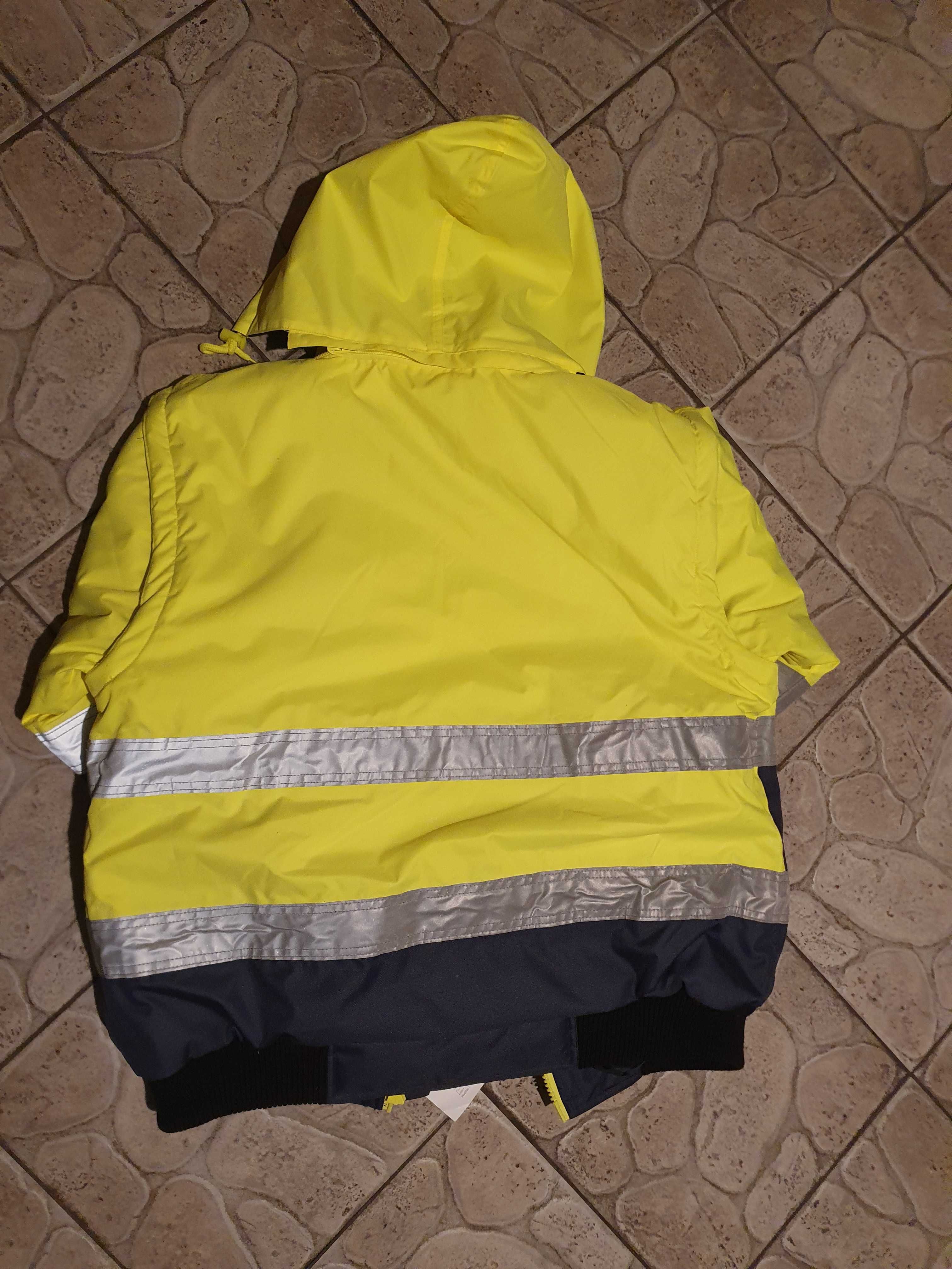 BALTIC CANVAS PILOT HI-VIS (L) - kurtka robocza, ocieplana