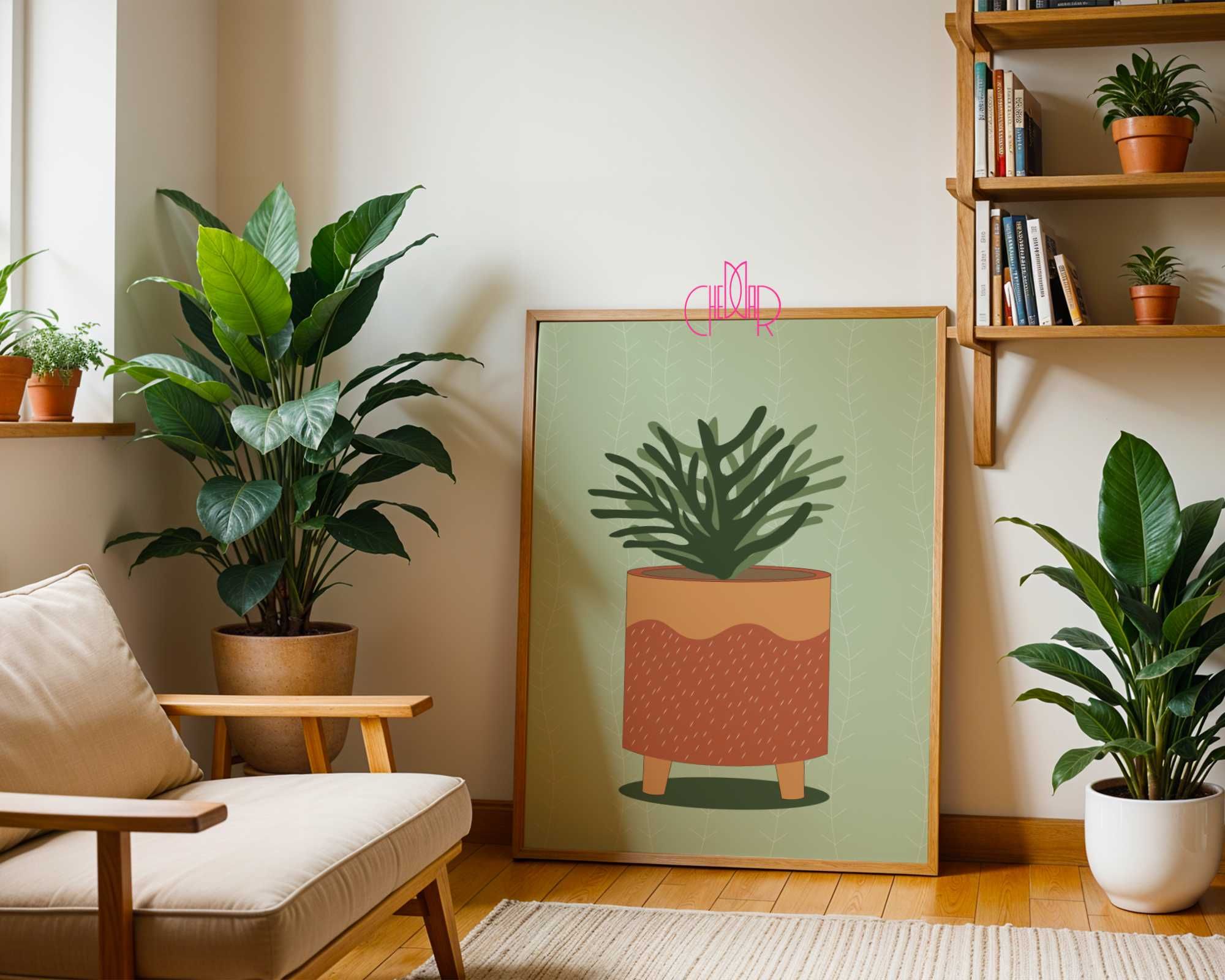 Plakat Boho, naturalistyczny