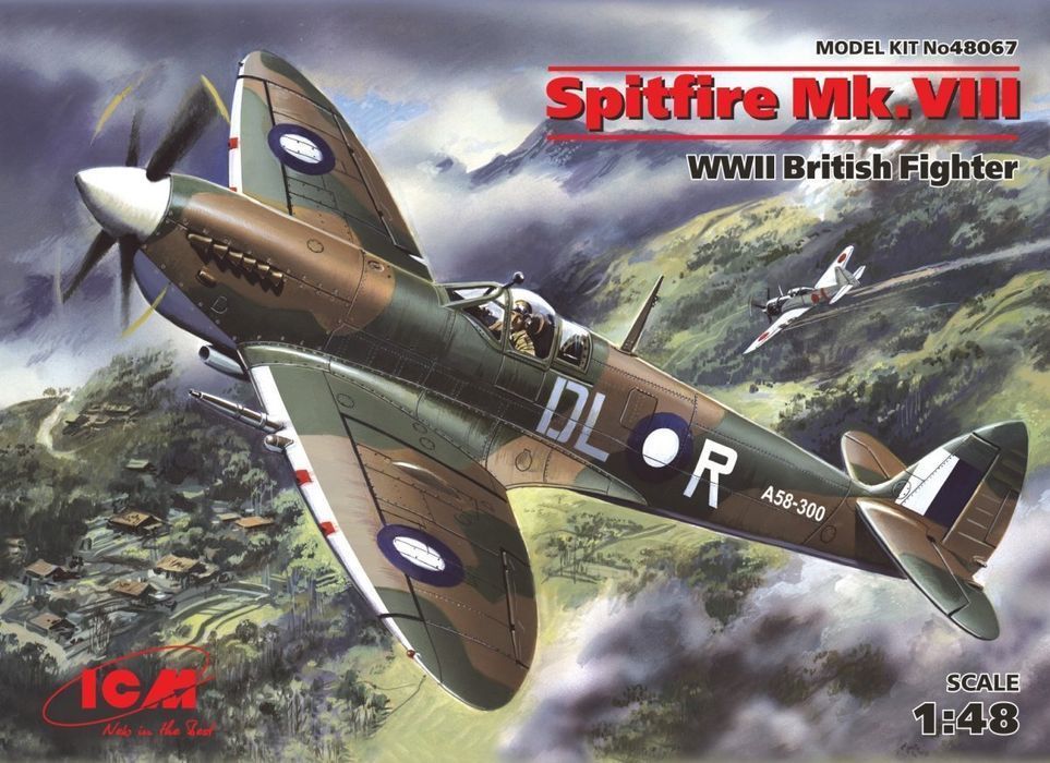 ICM 48067 Spitfire Mk IX Ace 1/48 model do sklejania