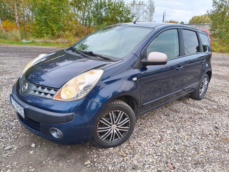 Nissan Note 1.4 88KM Acenta Automatyczna Klimatyzacja Zadbany Serwisowany 2x Opony