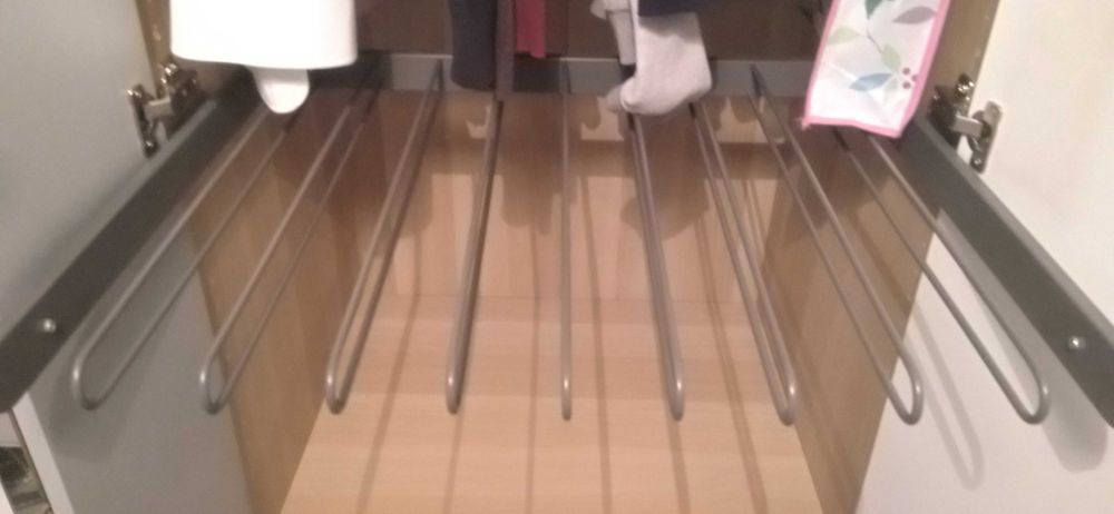 Organizator wieszak spodnie ikea komplement 75x58