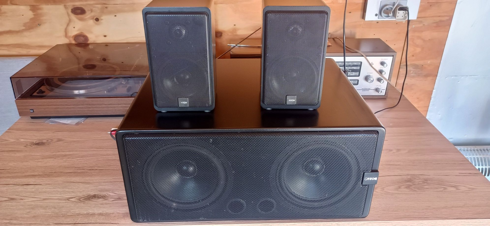 Kolumny Canton Combi, subwoofer plus satelity