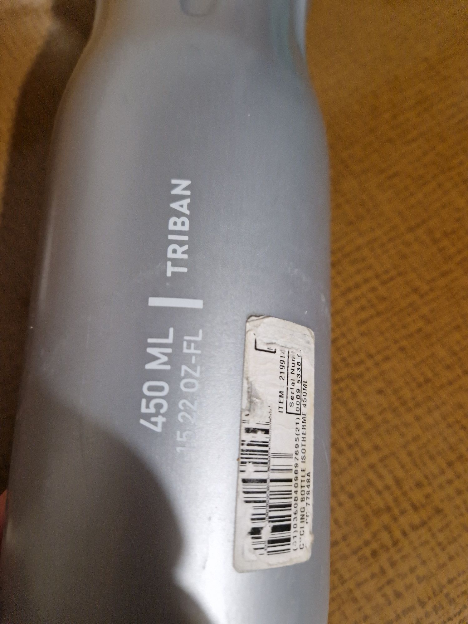 Bidon rowerowy Triban 450 ml izotermiczny (Decathlon)