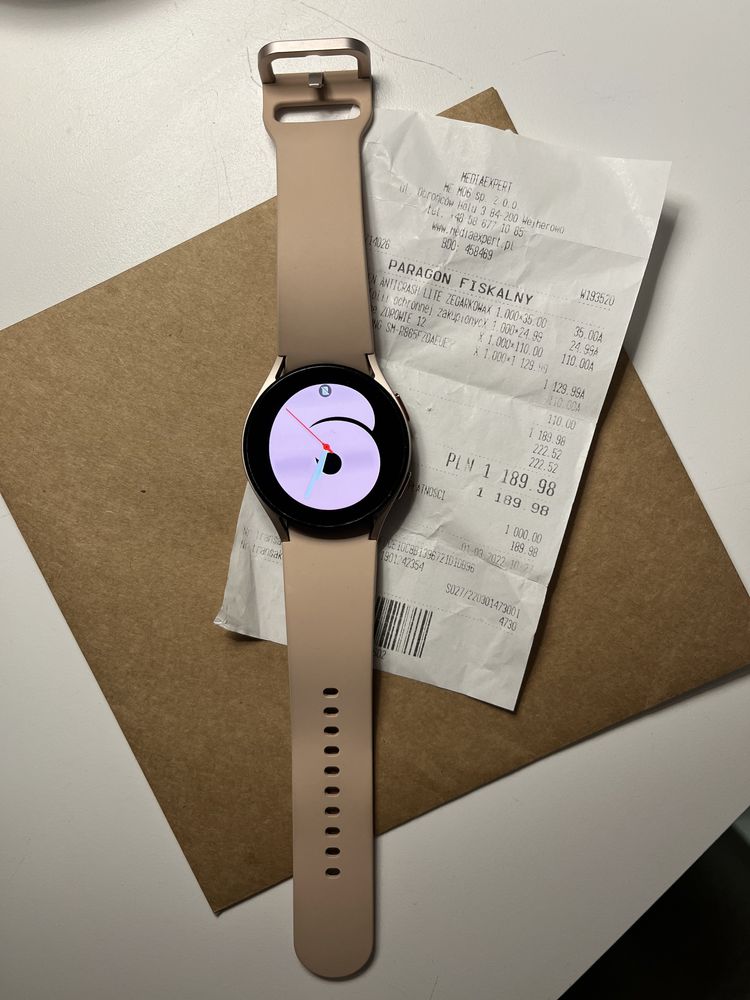 Samsung Galaxy Watch 4 LTE/ GPS 40 mm rożowo-złoty