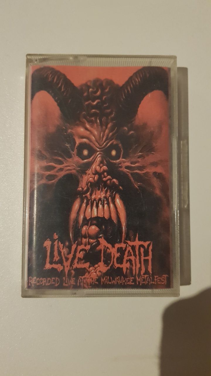 Kaseta VARIOUS ARTISTS LIVE DEATH koncert Suffocation Malevolent