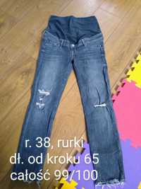 Sprzedam jeansy H&M ciążowe r.38/M