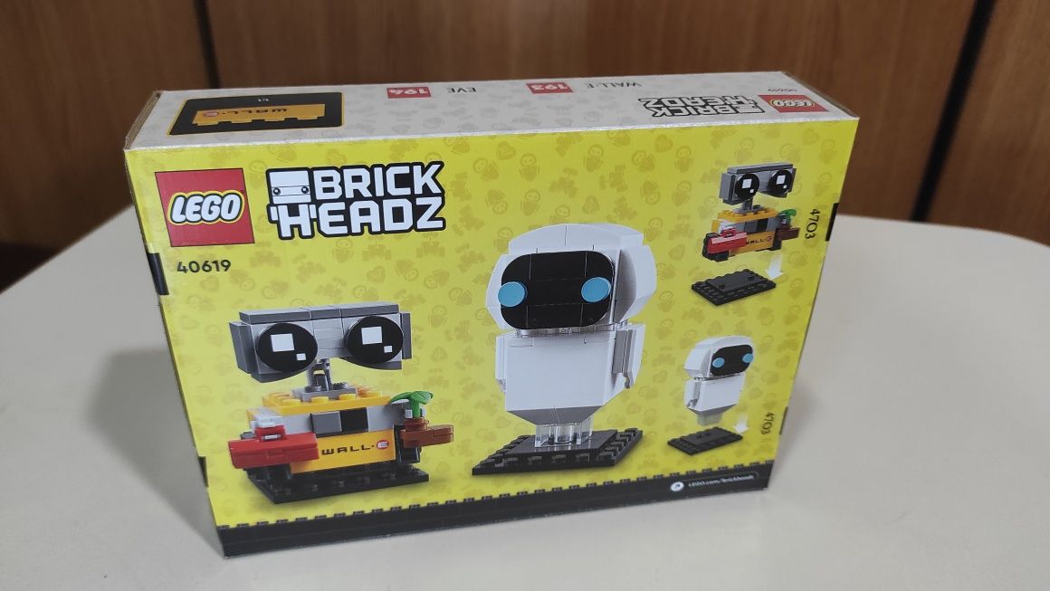 Конструктор LEGO BRICK HEADZ 40619 ЕВА и ВАЛЛ-И (155 Деталей)