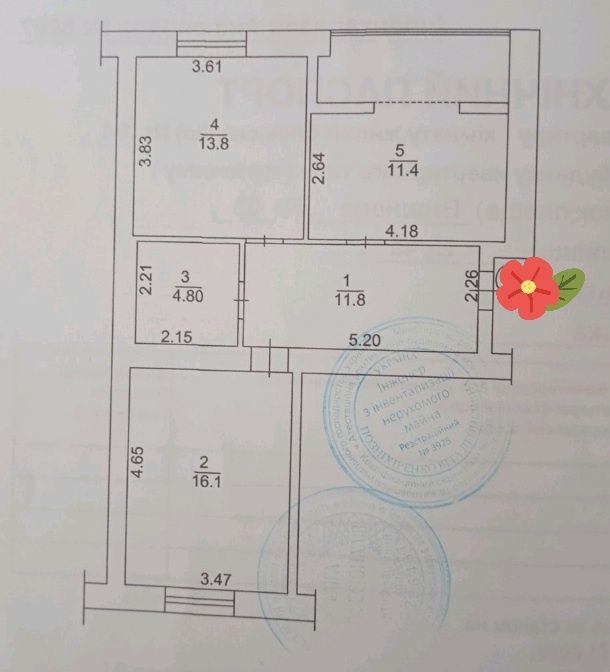 З ремонтом! Евро 3к квартира в центре Бучі