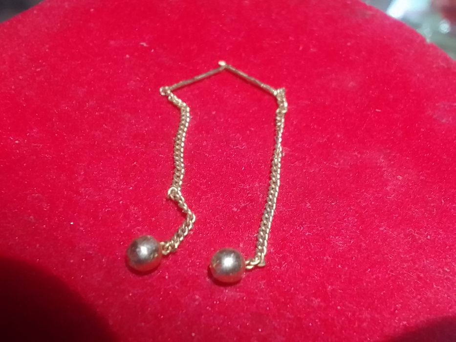 Золото серьги 585.