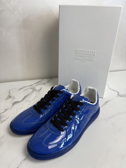 Maison Margiela кросівки сині кеди мейсон маржела