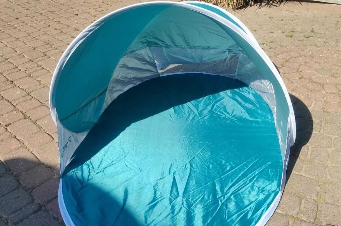 Namiot Plażowy Parawan Samo rozkładający się Duży na Plażę Ogród UV