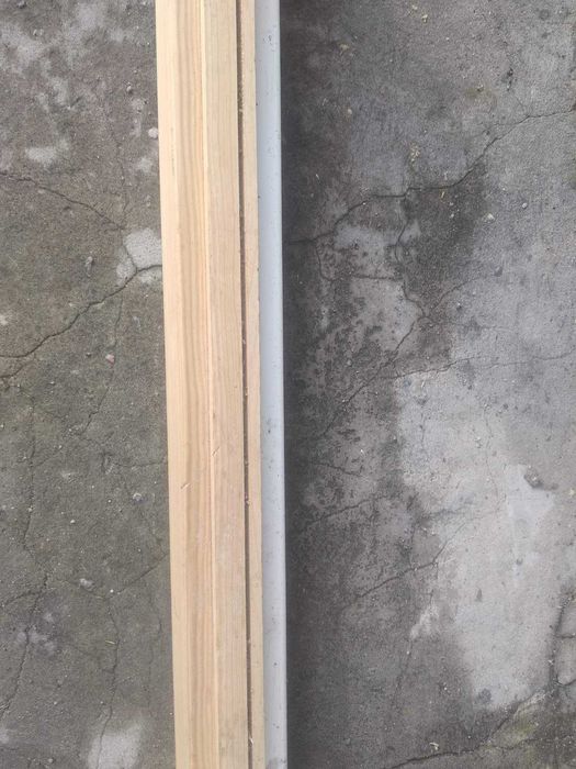 Деревяна вiконна рама стан на фото