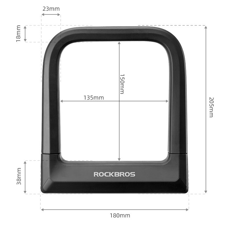 Zapięcie Rowerowe U-Lock Rockbros Rb621 14Mm