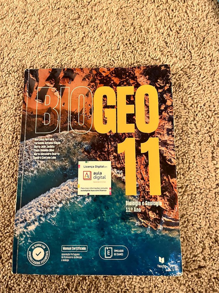 Livro  Biologia e Geologia 11 Ano