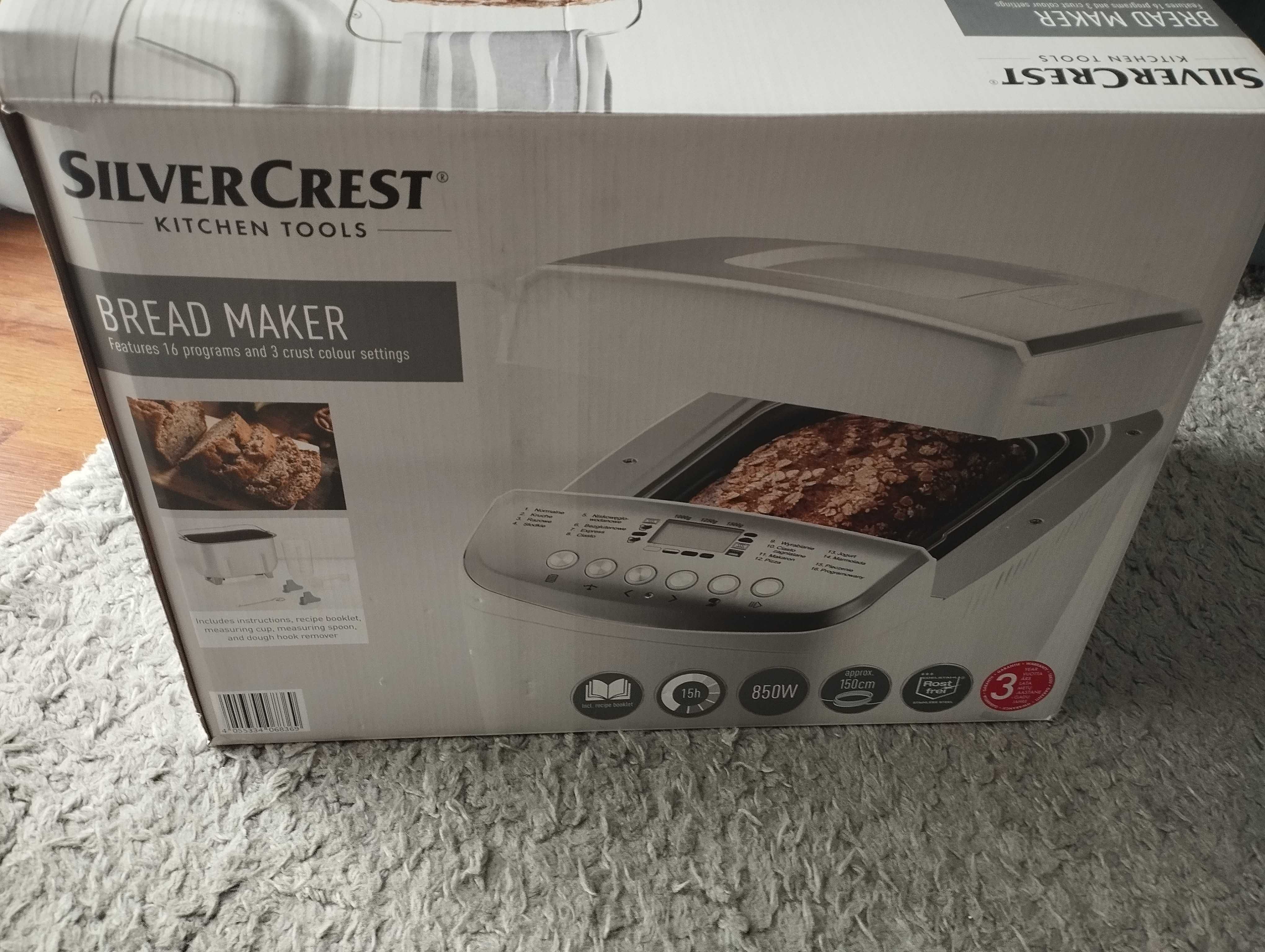 Automat do pieczenia chleba silvercrest