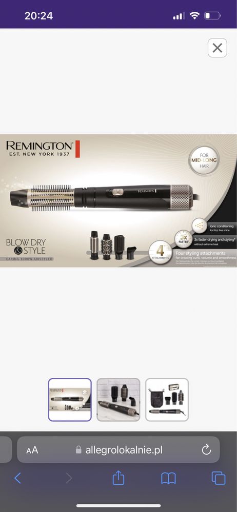 Lokówko-suszarka Remington Blow Dry & Style AS7300