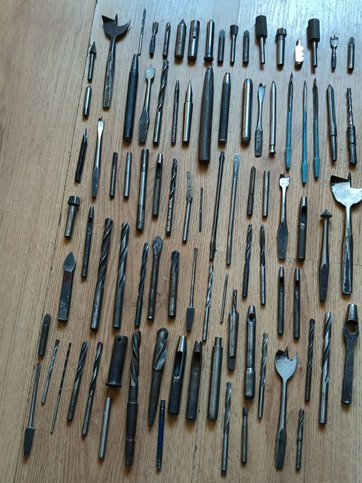 Frez Trzepieniowy Frezy Wiertła Pilnik Stożkowy Stare Narzędzia PRL