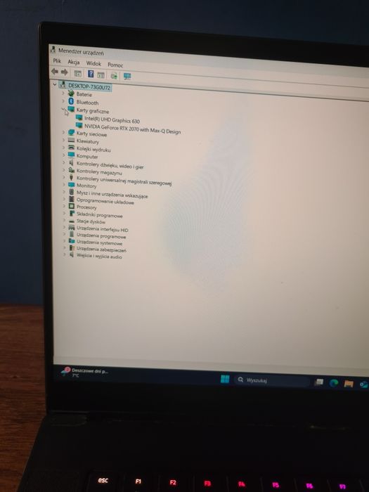 Laptop Razer Blade 15 i7-9750H 16GB RAM RTX2070 Max-Q SSD 512GB