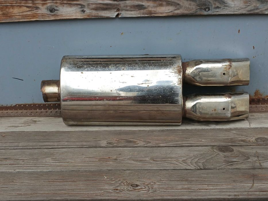 Прямоточний глушник з нержавіючої сталі Б/у