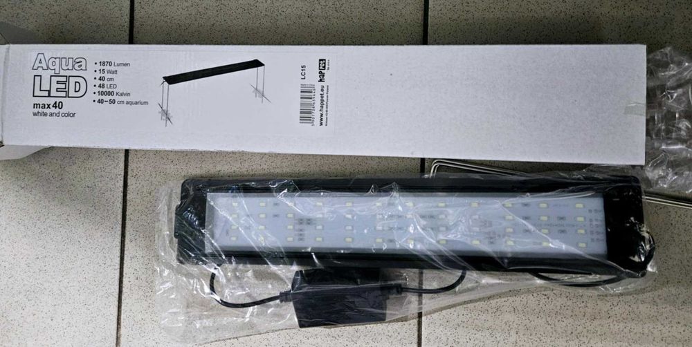 Lampa AquaLED Max color 15W/40cm Happet LC15