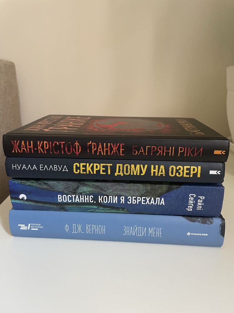 Востаннє, коли я збрехала, Багряні ріки, Знайди мене, Секрет дому на