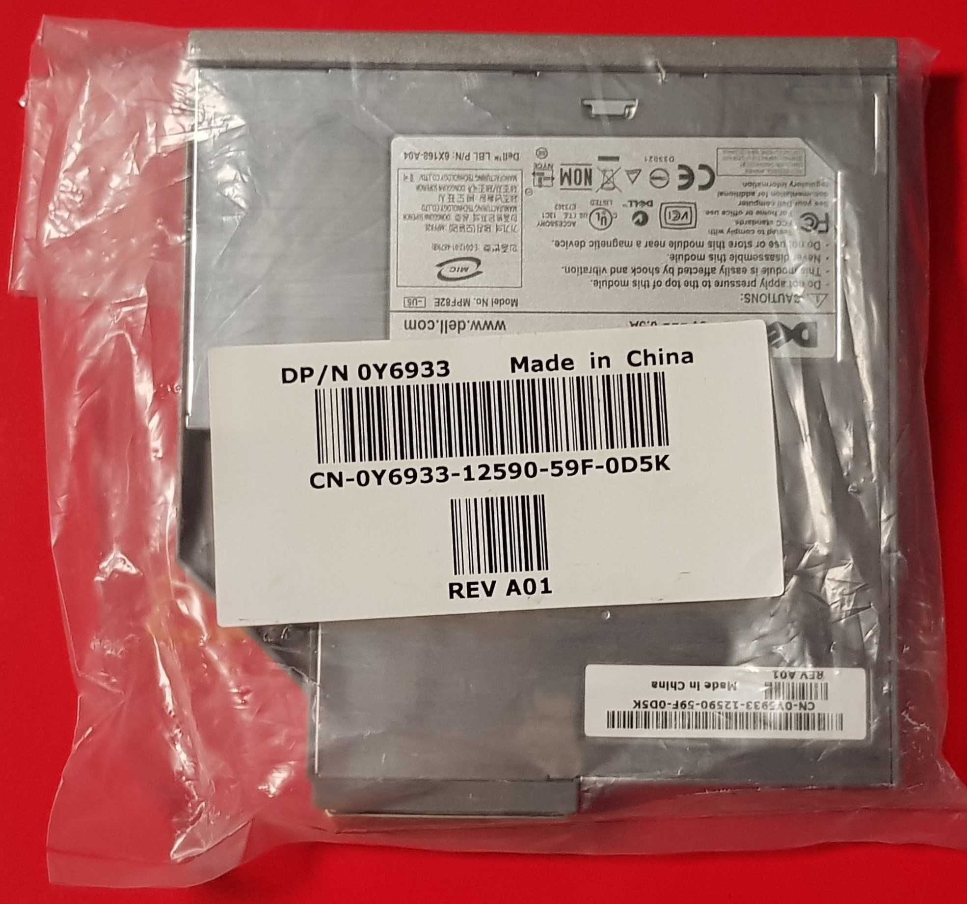 Leitor disquetes Dell 6X168-A04 model MPF82E (0Y6933)