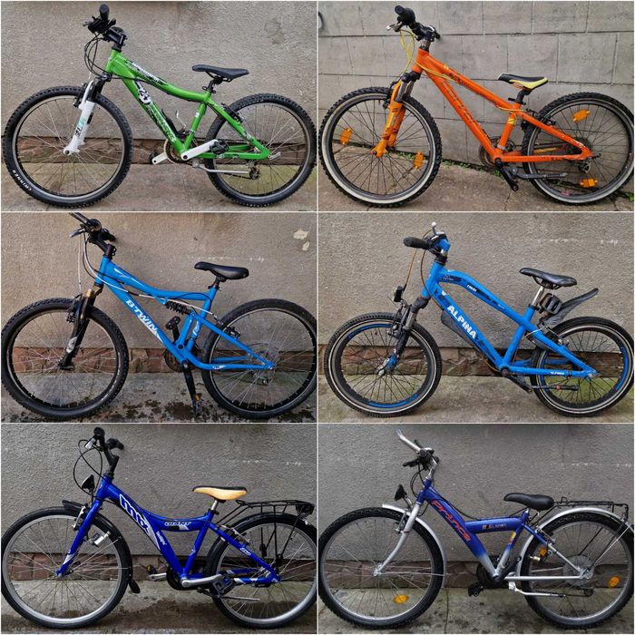 Велосипеди з Німеччини Підліткові,Дитячі 20"24"колеса.Гарний стан