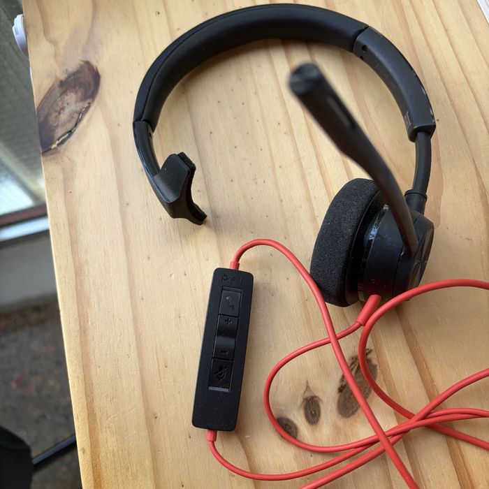 Headset Poly Blackwire 3310 (Monocul) – C/ novo, boa qualidade