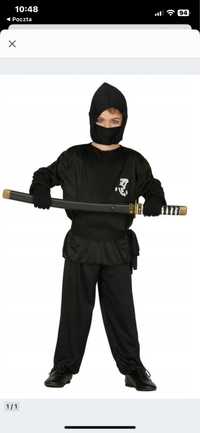 Strój przebranie karnawałowe ninja