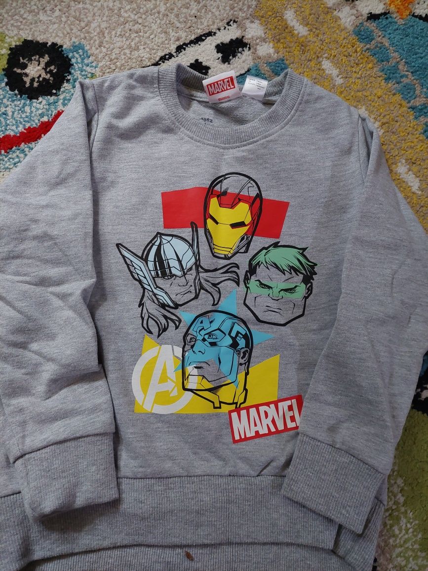 Bluza marvel 98/104 szara