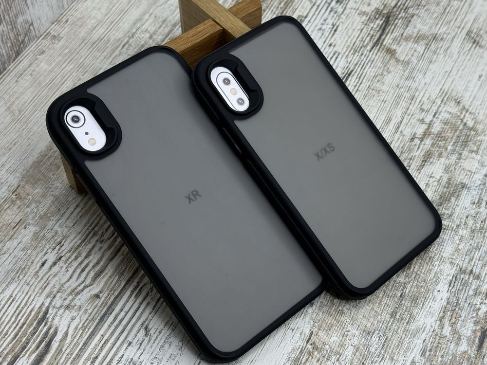 Новинка‼️ Матовый противоударный чехол Dual Matt на iPhone X/ XS/ XR