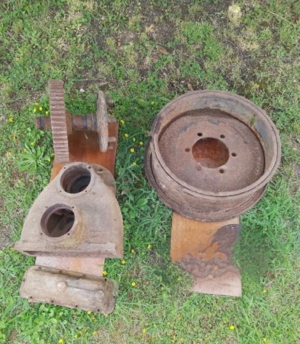 Części ciągnika i przyczepy