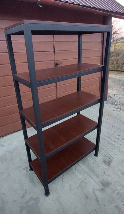 Regał warsztatowy, Loftowy, industrialny, metalowy , szafka, półki