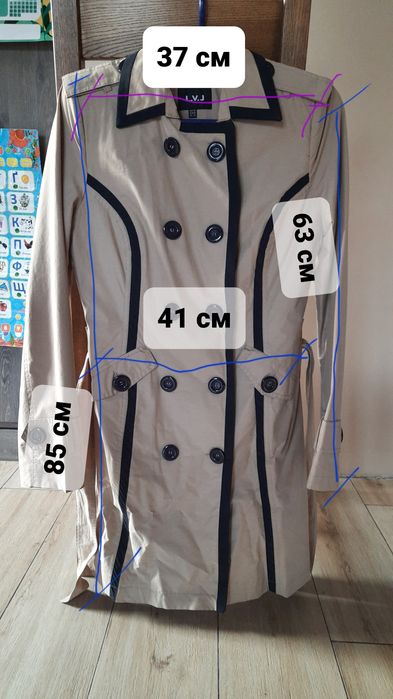 Продам тренч бежевый