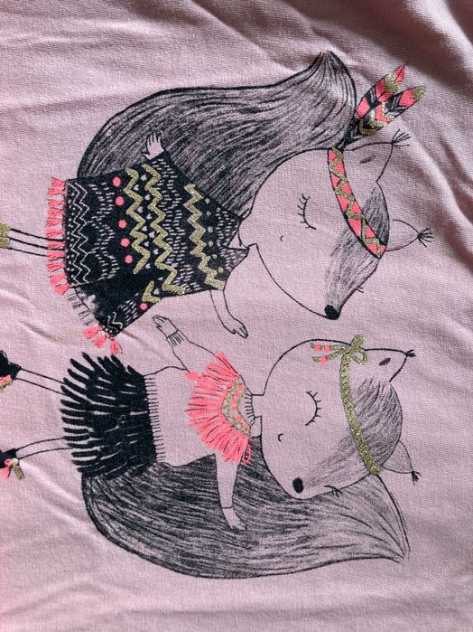 Bluzka koszulka 4 szt. rozm. 128 Topolino smyk