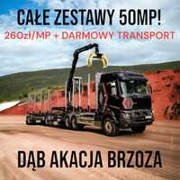 Drewno Opałowe BRZOZA AKACJA DĄB + darmowy transport