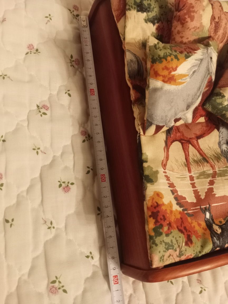 Łóżko dla lalki Barbie+ pościel w koniki