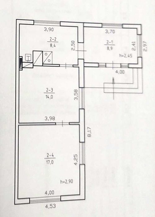 Продаж 1/2 будинку в с.Свидівок.
