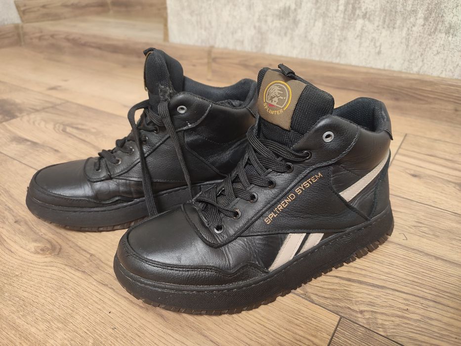 Зимові шкіряні кросівки черевики 38