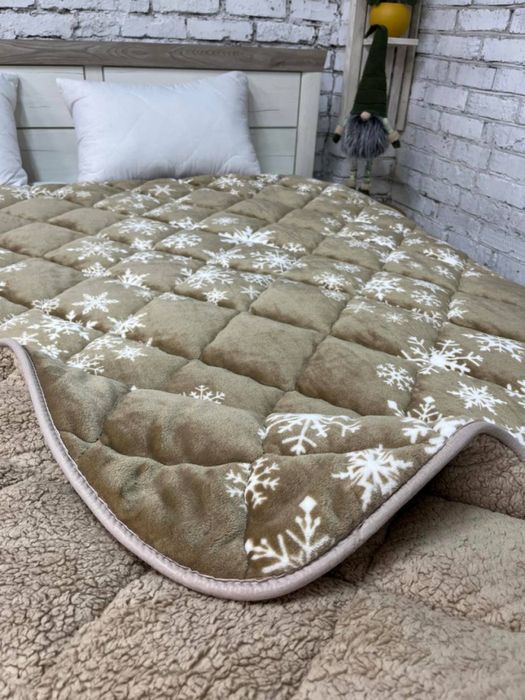 Ковдра фліс хутро 150х210см 200х210см