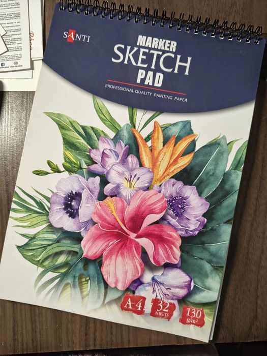 Альбом для маркерів Marker Sketch Pad А4, 32л