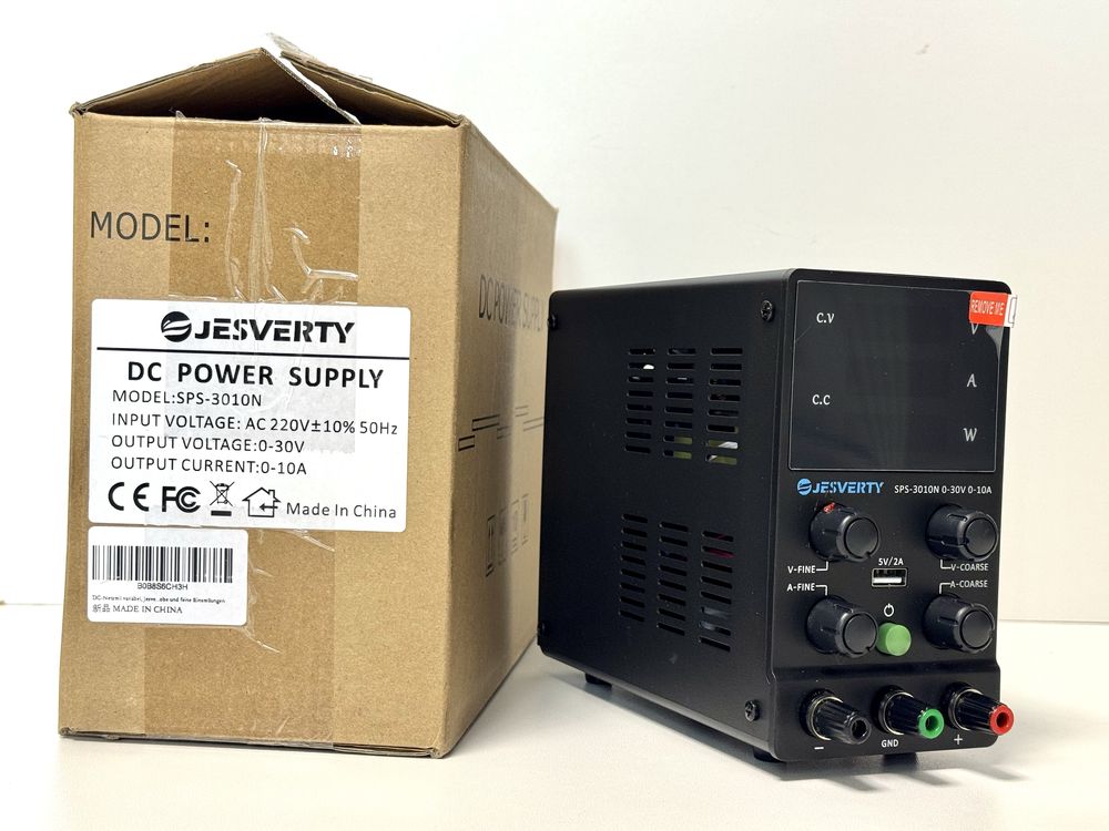 Лабораторний блок живлення постійного струму Jesverty SPS-3010N