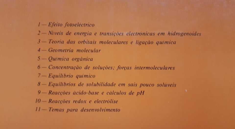 Química 12ºano: exercícios e resolução (portes incluídos Portugal)