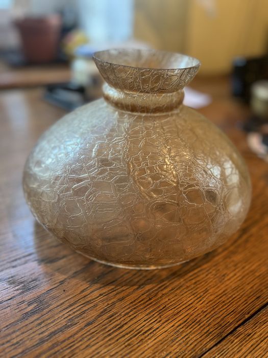 Klosz na lampę miodowy