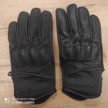 Rękawice motocyklowe skórzane HUSAR BREEZE czarne L
